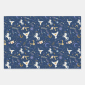 Feuille De Papier Cadeau Motif d'icône du solstice d'été HARRY POTTER™ (Devant 3)