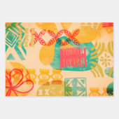 Feuille De Papier Cadeau Motif d'impression hawaïen inspiré par Retro (Devant 2)