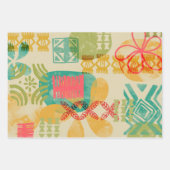 Feuille De Papier Cadeau Motif d'impression hawaïen inspiré par Retro (Devant)