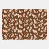 Feuille De Papier Cadeau Motif d'occelot (Devant 2)