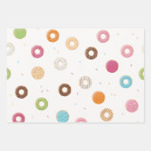 Feuille De Papier Cadeau Motif Donuts (Devant 2)