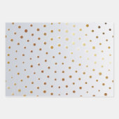 Feuille De Papier Cadeau Motif d'or 5 (Devant 2)