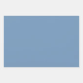 Feuille De Papier Cadeau Motif doux bleu Hydrangea (Devant 2)