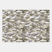 Feuille De Papier Cadeau Motif du Camouflage de l'armée (Devant)