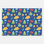 Feuille De Papier Cadeau Motif du camp d'été (Devant 3)