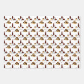 Feuille De Papier Cadeau Motif du temps de chocolat (Devant 2)