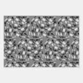 Feuille De Papier Cadeau Motif d'ustensiles de cuisine (Devant)