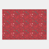 Feuille De Papier Cadeau Motif Elf Candy Checker (Devant)