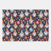 Feuille De Papier Cadeau Motif Elfe Noël (Devant 3)