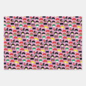 Feuille De Papier Cadeau Motif en chef de la Ligue de justice de Chibi (Devant)