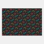 Feuille De Papier Cadeau Motif en chef Dragon (Devant 2)