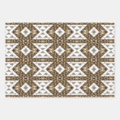 Feuille De Papier Cadeau motif en tissu boueux (Devant)