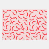 Feuille De Papier Cadeau Motif épicé Red Chili (Devant)