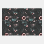 Feuille De Papier Cadeau Motif Espace (Devant 2)