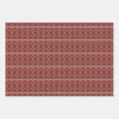 Feuille De Papier Cadeau motif ethnique cool carrelé  (Devant 3)