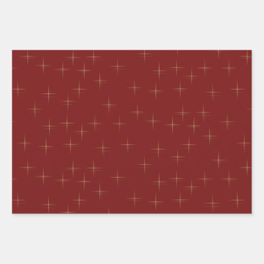 Feuille De Papier Cadeau Motif étincelant noir pin vert (Devant)