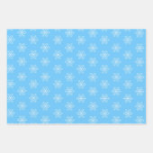Feuille De Papier Cadeau Motif Festive Snowflakes (Devant 2)