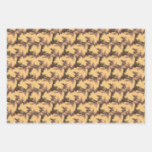 Feuille De Papier Cadeau Motif Fleurs délicates   (Devant 2)