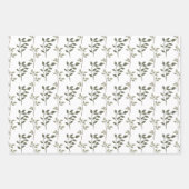 Feuille De Papier Cadeau Motif floral du parc Morris (Devant 3)