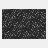 Feuille De Papier Cadeau Motif Flue Music Notes (Devant)