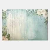 Feuille De Papier Cadeau Motif français chic Shabby (Devant 3)