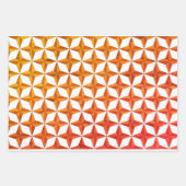 Feuille De Papier Cadeau Motif géométrique (Devant 3)