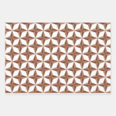 Feuille De Papier Cadeau Motif géométrique (Devant)