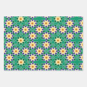 Feuille De Papier Cadeau Motif géométrique arabe (Devant)