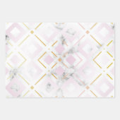 Feuille De Papier Cadeau Motif géométrique de Kamelia 4 (Devant 3)