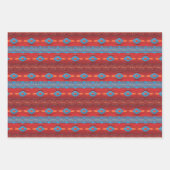 Feuille De Papier Cadeau Motif géométrique ethnique du Sud-Ouest (Devant)