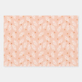 Feuille De Papier Cadeau Motif géométrique Jaune de moutarde rose vif moder (Devant)