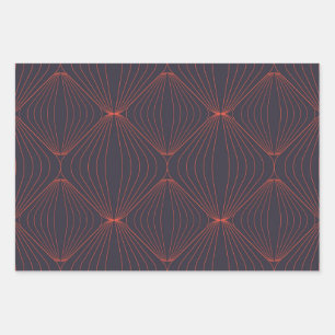 Feuille De Papier Cadeau Motif graphique simple et élégant inspiré de Noël