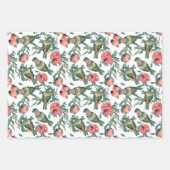 Feuille De Papier Cadeau Motif grenade et Lovebirds (Devant 2)