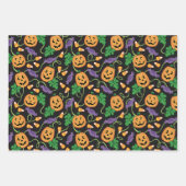 Feuille De Papier Cadeau Motif HALLOWEEN (Devant 3)