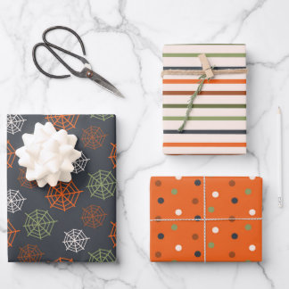 Feuille De Papier Cadeau Motif Halloween classique