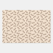 Feuille De Papier Cadeau Motif harmonique (Devant 3)