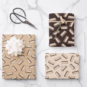 Feuille De Papier Cadeau Motif harmonique