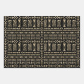 Feuille De Papier Cadeau Motif Hawaiian Tapa (Devant 2)