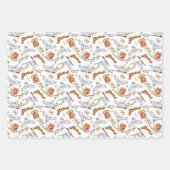 Feuille De Papier Cadeau Motif Hedwig GRYFFINDOR™ (Devant)