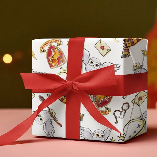 Feuille De Papier Cadeau Motif Hedwig GRYFFINDOR™