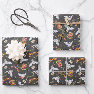 Feuille De Papier Cadeau Motif Hedwig GRYFFINDOR™