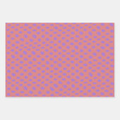 Feuille De Papier Cadeau Motif Ikat moderne violet (Devant 2)