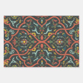 Feuille De Papier Cadeau Motif imprimé en Inde (Devant 2)