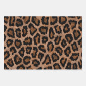 Feuille De Papier Cadeau Motif imprimé fourrure d'animal léopard guépard (Devant)