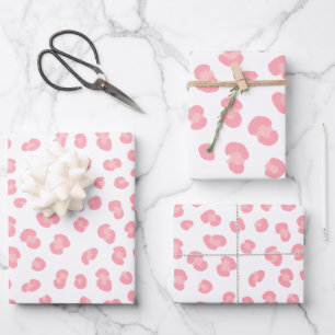 Feuille De Papier Cadeau Motif imprimé léopard moderne