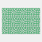 Feuille De Papier Cadeau Motif Jingle Bells moderne (Devant 3)