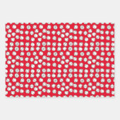 Feuille De Papier Cadeau Motif Jingle Bells moderne (Devant)