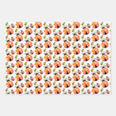 Feuille De Papier Cadeau Motif Ladybugs multicolore (Devant 3)