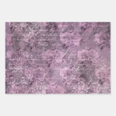 Feuille De Papier Cadeau Motif Lavender Ephemera (Devant 2)
