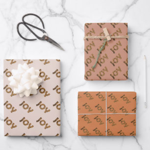 Feuille De Papier Cadeau Motif léopard Joie de Noël